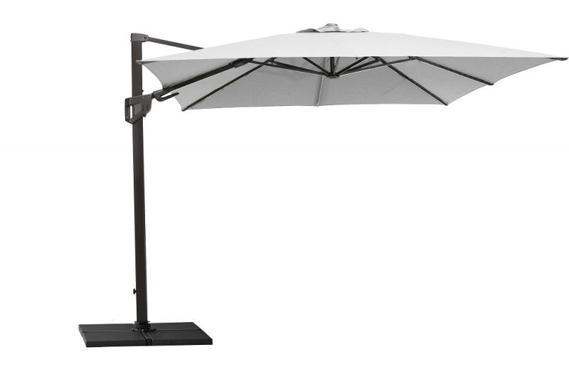 Hyde Luxe Tilt Parasol White including foot Cane-Line